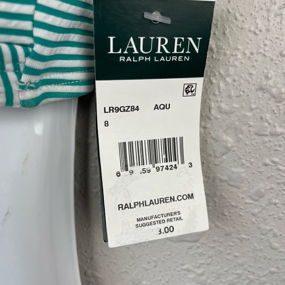 NWT Lauren Ralph Lauren Matching Bikini Top and Bottom Sizes 6 or 8 - Picture 3 of 6
